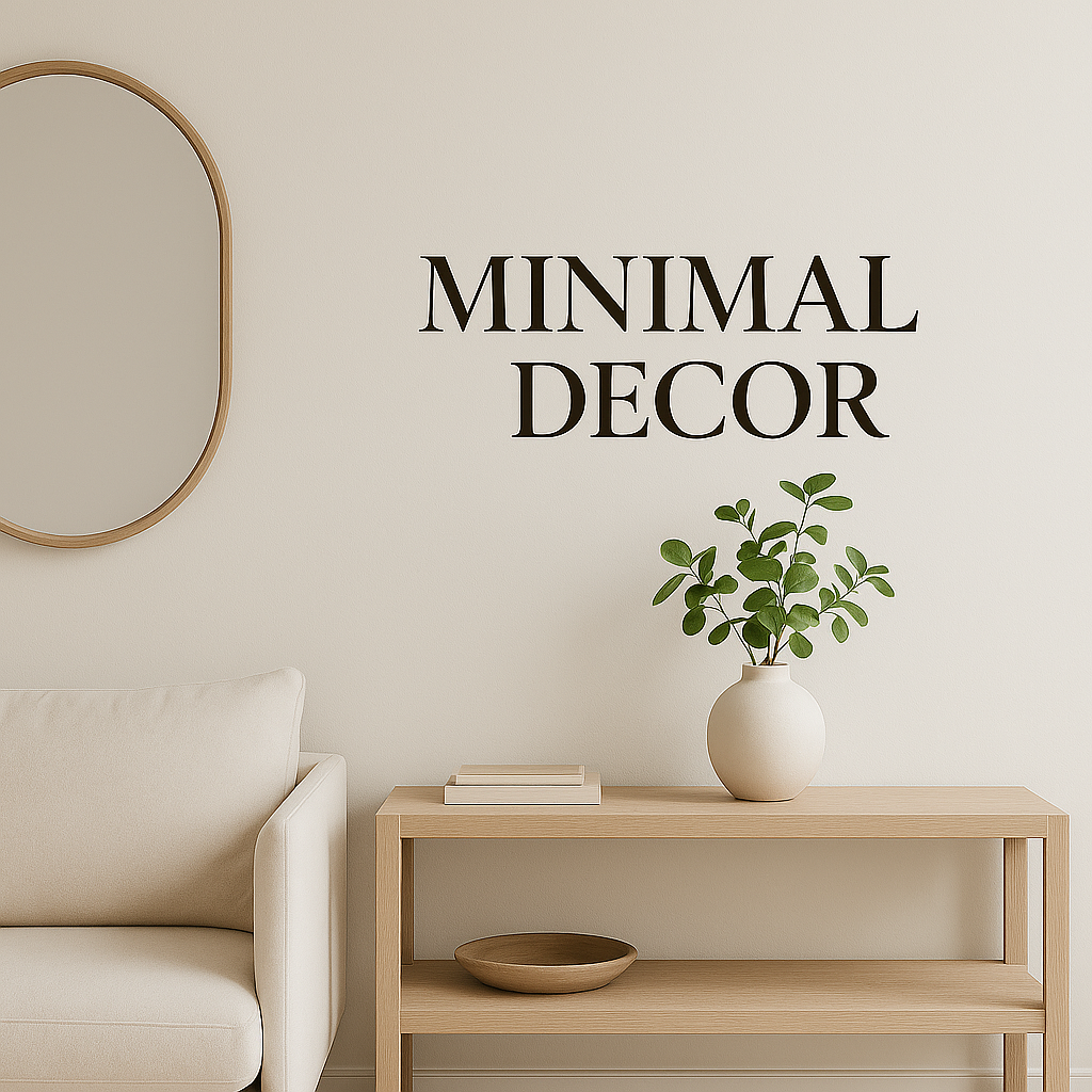 Minimal Decor
