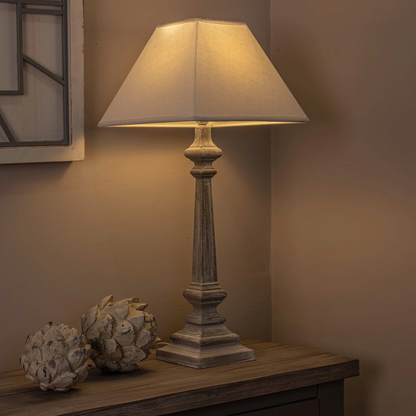 Pula Vintage Column Table Lamp-1