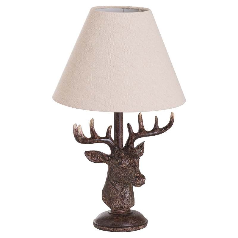 Stag Head Table Lamp-2