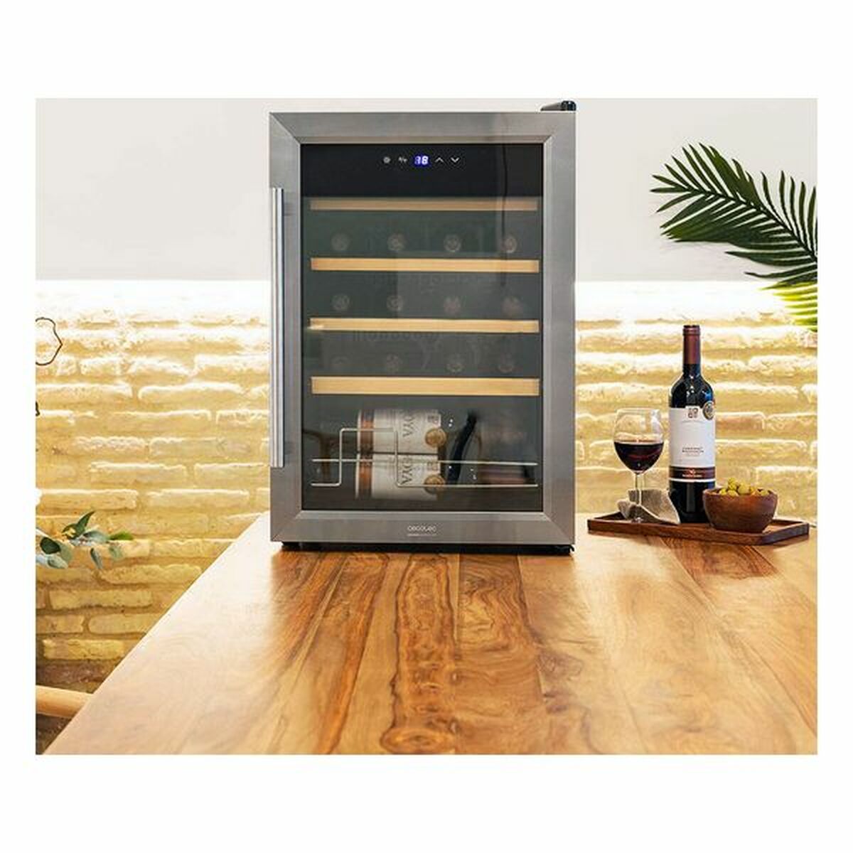 Vinoteca Cecotec GrandSommelier 20000 Inox Compressor 20 bottles