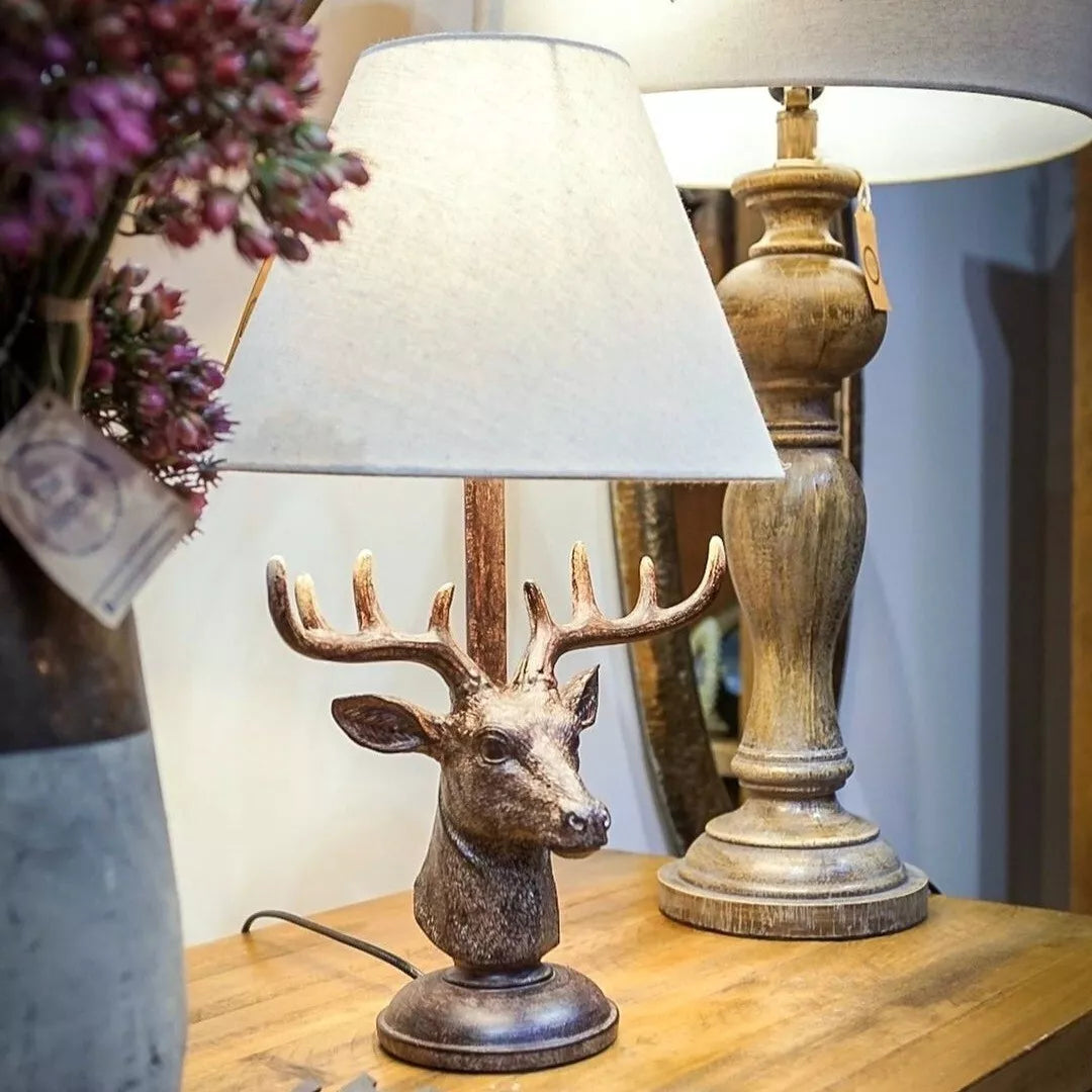 Stag Head Table Lamp-0